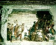 Paolo  Veronese sebastian before diocletian oil on canvas